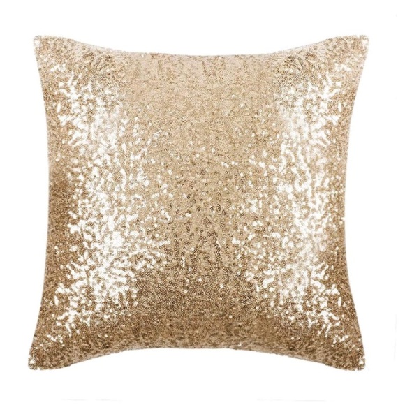 Accents Luxury Home Elegant Gold Sequin Pillow Covers Poshmark